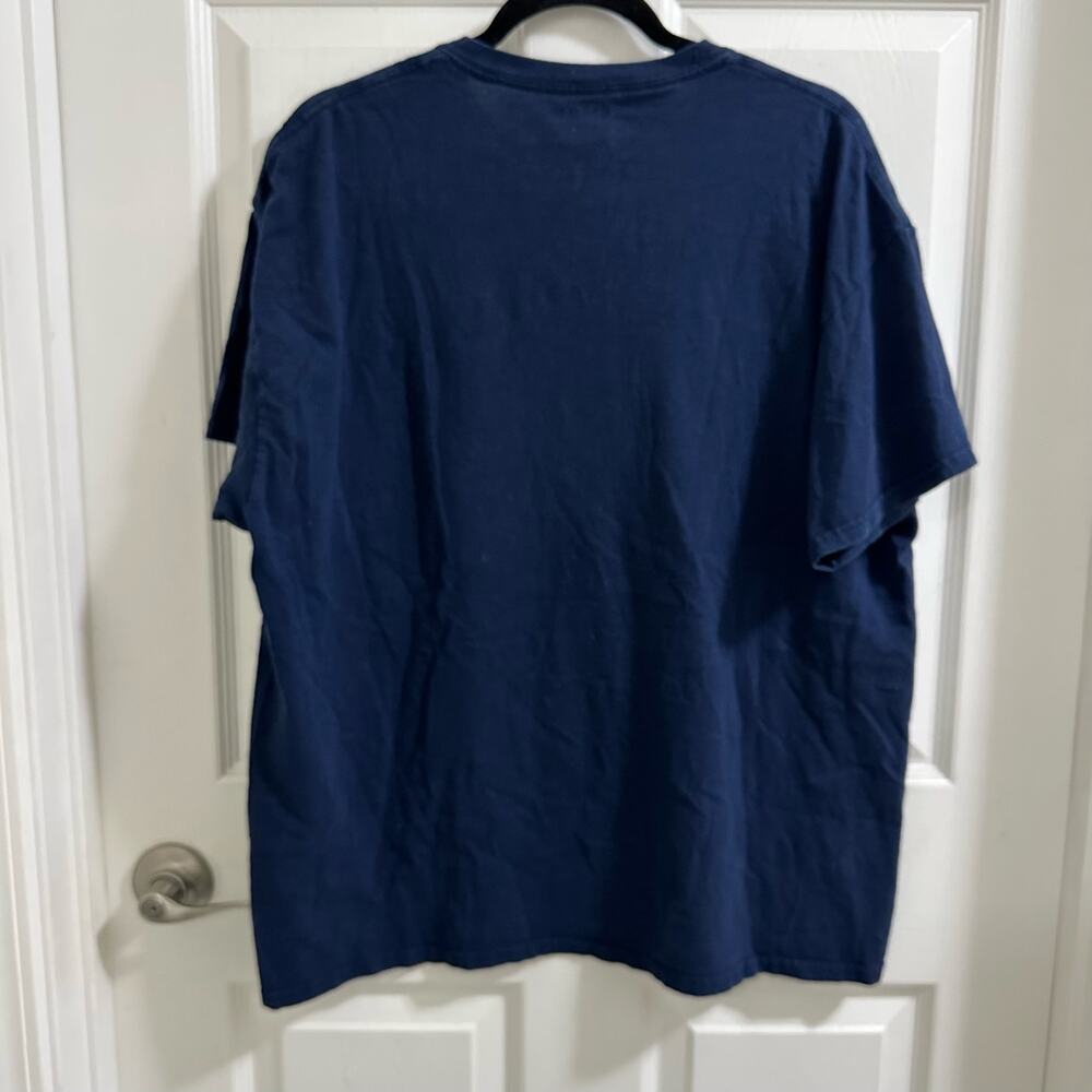 💥Sign of the Times Graphic T-Shirt Men’s unisex size XL Navy screen print - Picture 4 of 6